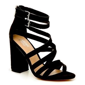 Suede Strappy Heels